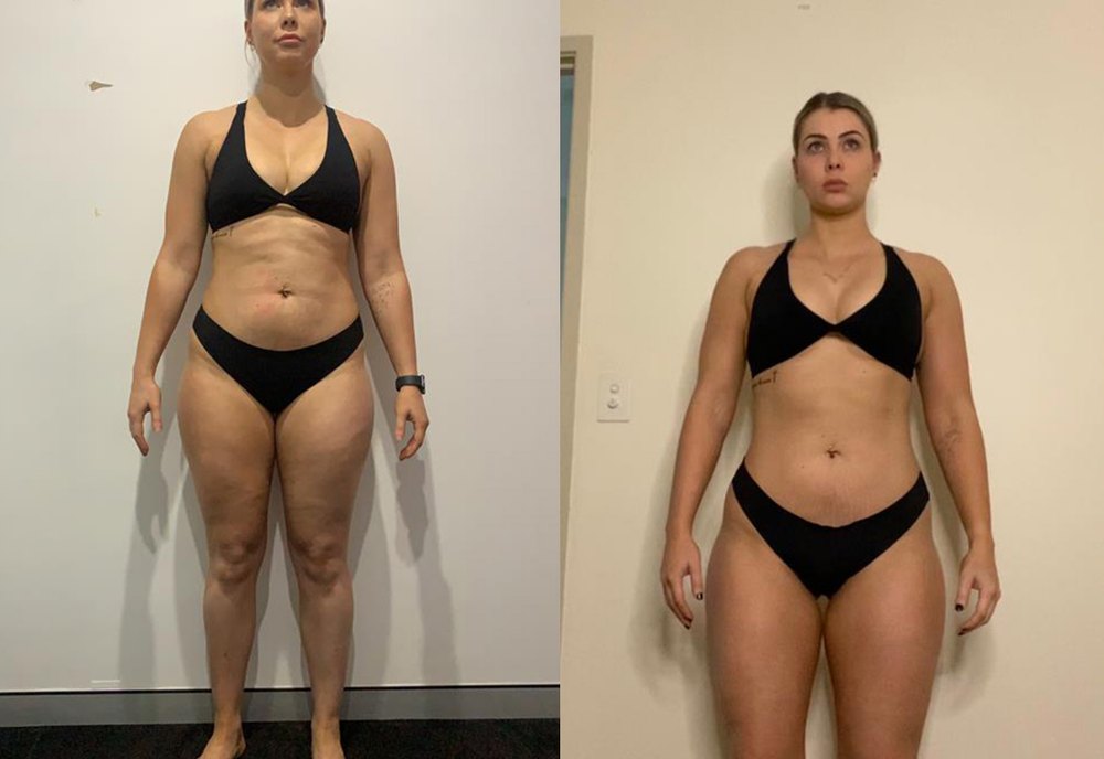 Amelia, before and after coaching with Rock Solid Coaching