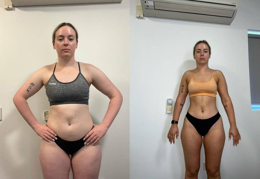 Imogen, before and after coaching with Rock Solid Coaching