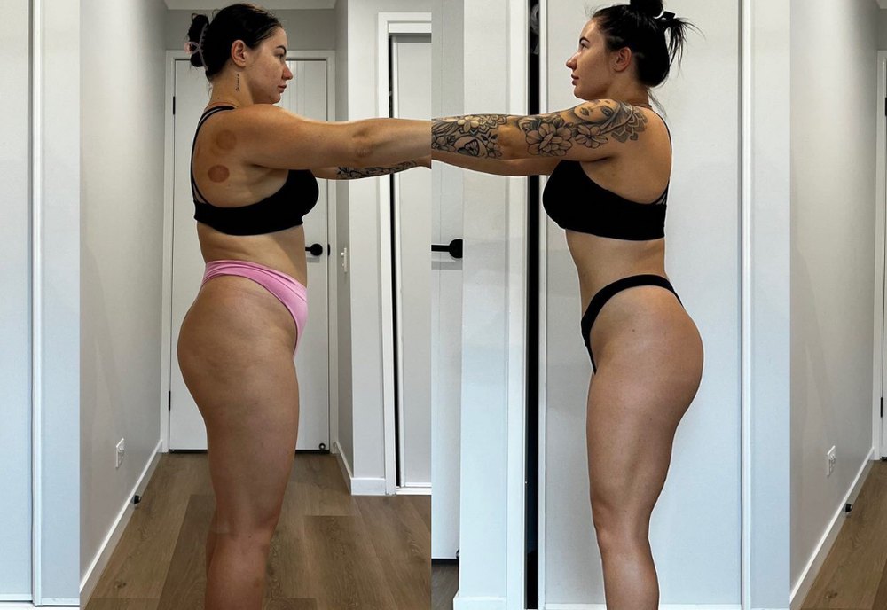 Jess, before and after coaching with Rock Solid Coaching