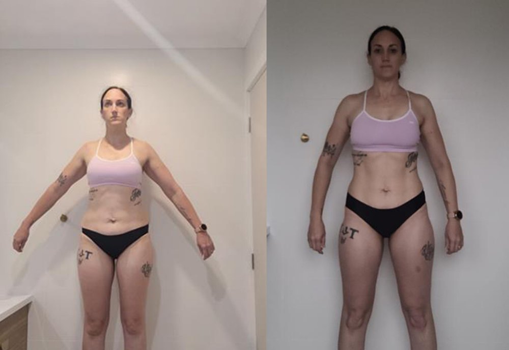 Kahla, before and after coaching with Rock Solid Coaching