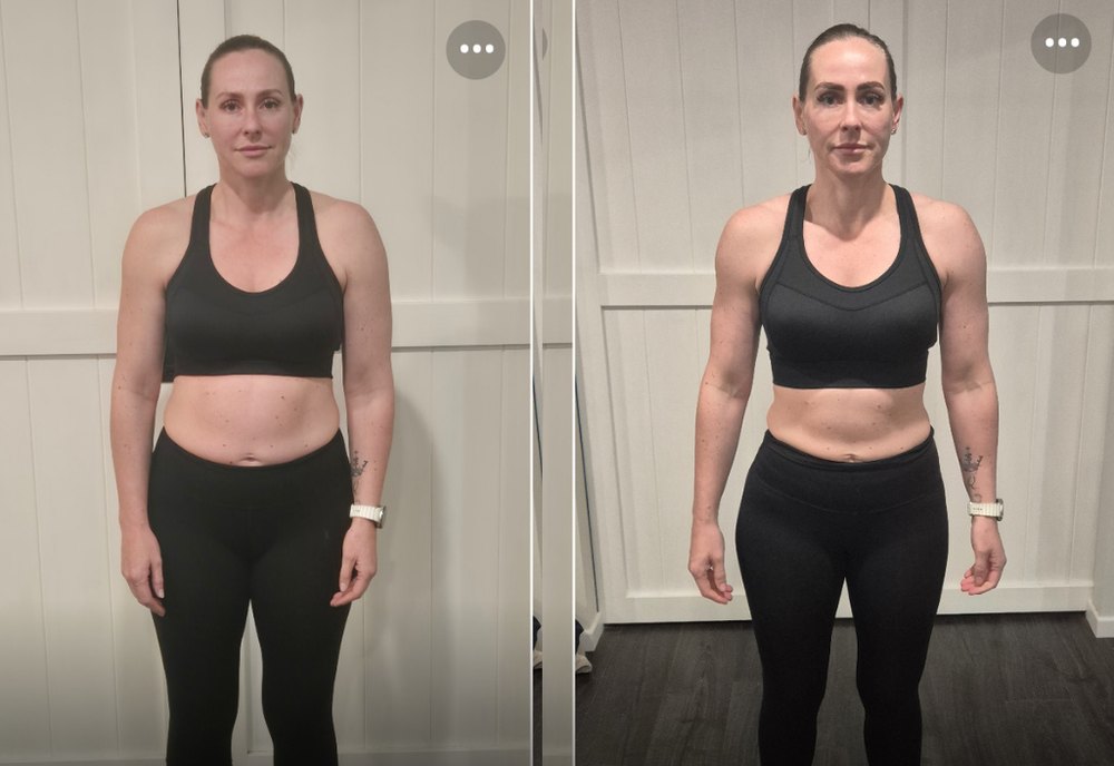Lauren, before and after coaching with Rock Solid Coaching